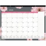 Brownline Monthly Floral Desk Pad