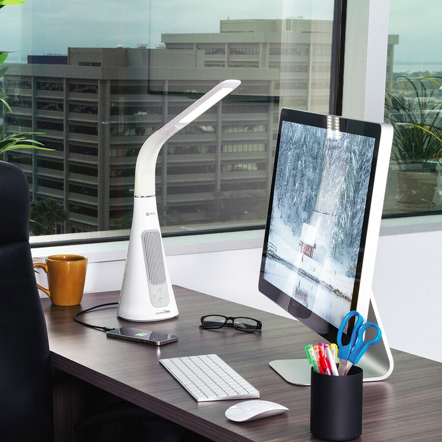 Ottlite Sanitizingpro Led Desk Lamp with Uvc Air Purifier