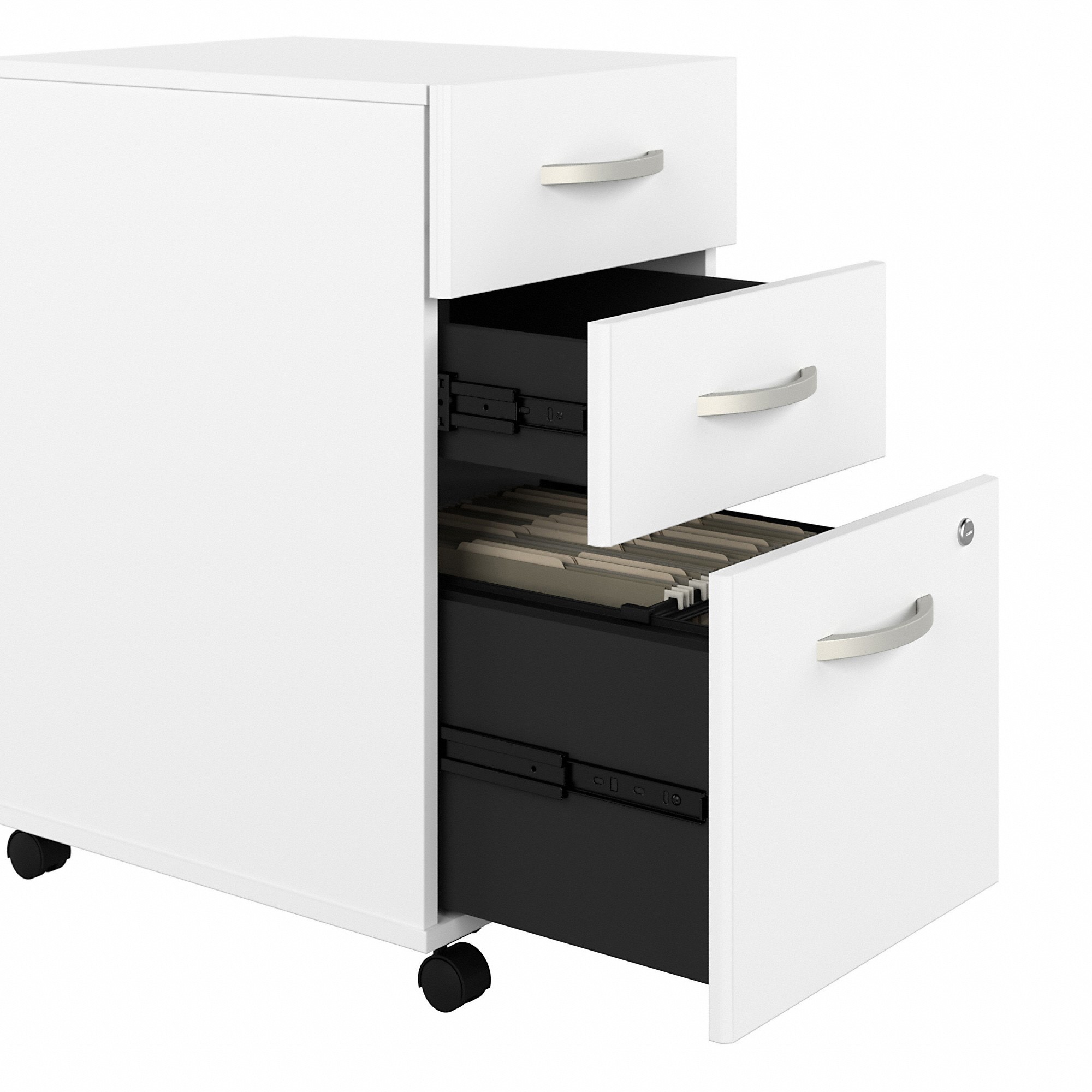 Bush Business Furniture Studio a 72w Computer Desk with 3-Drawer Mobile File Cabinet - Image 8