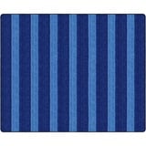 Flagship Carpets Basketweave Stripes Classroom Rug