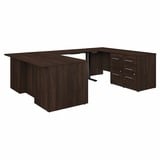 Bush Business Furniture Office 500 Black Walnut Desk