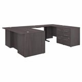 Bush Business Furniture Office 500 Storm Gray Desk