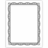 Geographics Silver Foil Award Certificates