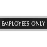 Headline Signs Employees Only Sign