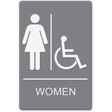 Headline Signs Ada Women Wheelchair Restroom Sign