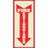 Headline Signs Glow in Dark Fire Extinguisher Sign
