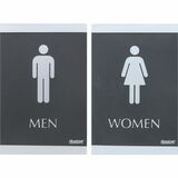Headline Signs Ada Menwomen Restroom Sign