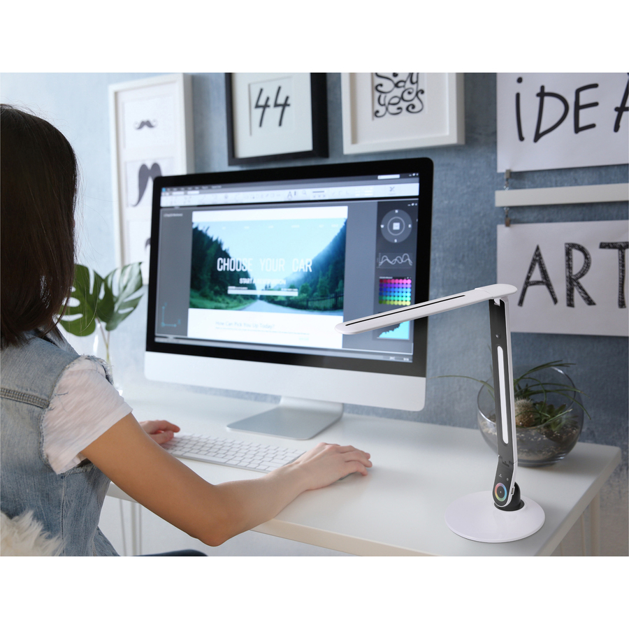 Bostitch Color Changing Desk Lamp with Rgb Arm