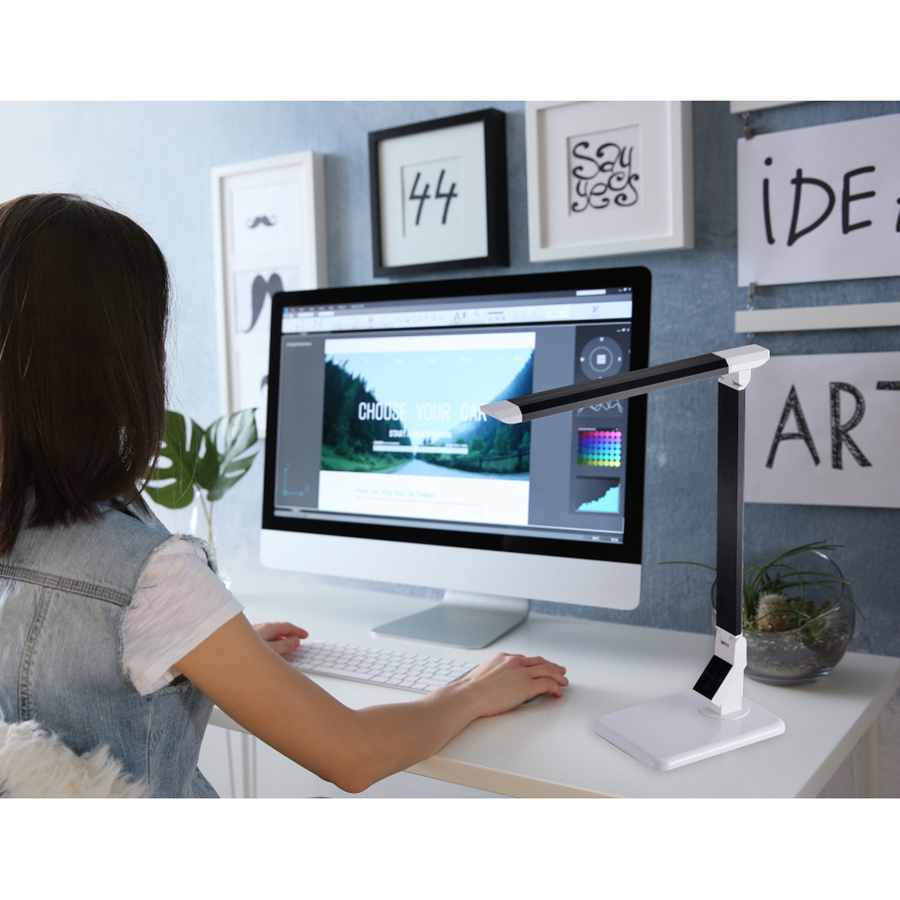 Bostitch Adjustable Led Lamp with Touch Panel White
