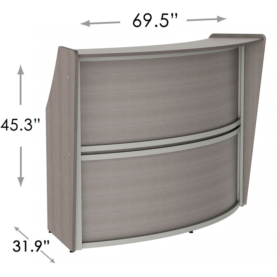 Linea Italia Curved Reception Desk