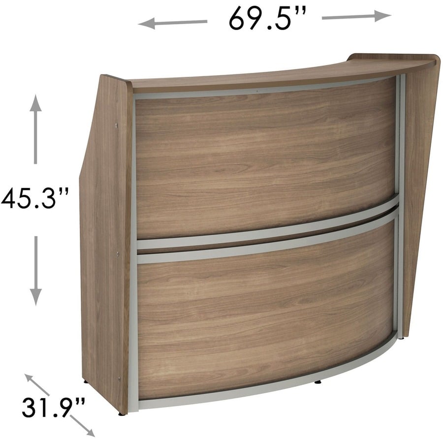 Linea Italia Curved Reception Desk