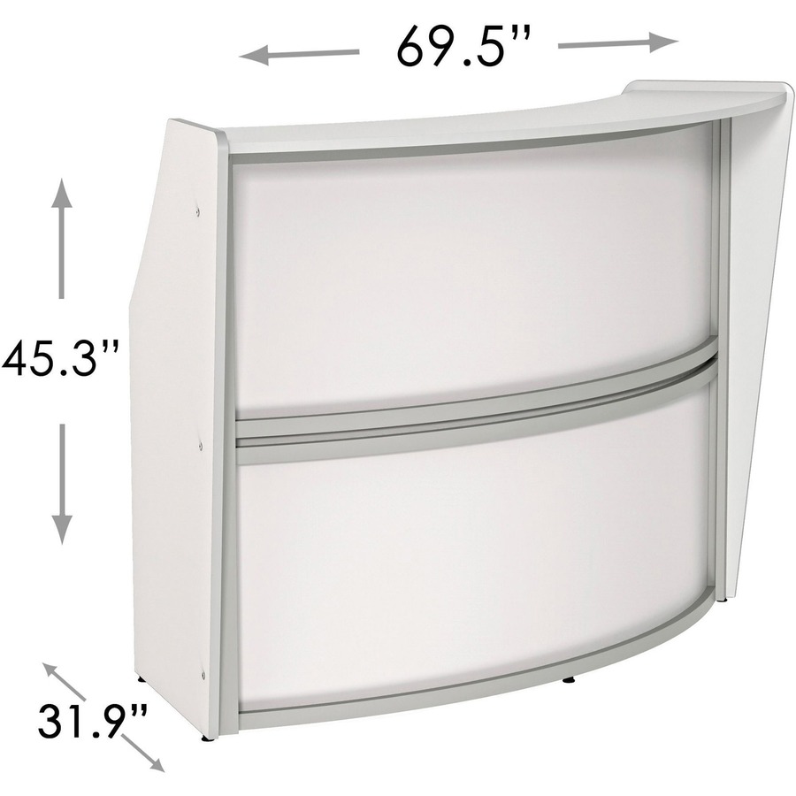 Linea Italia Curved Reception Desk