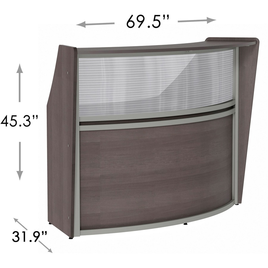 Linea Italia Curved Reception Desk