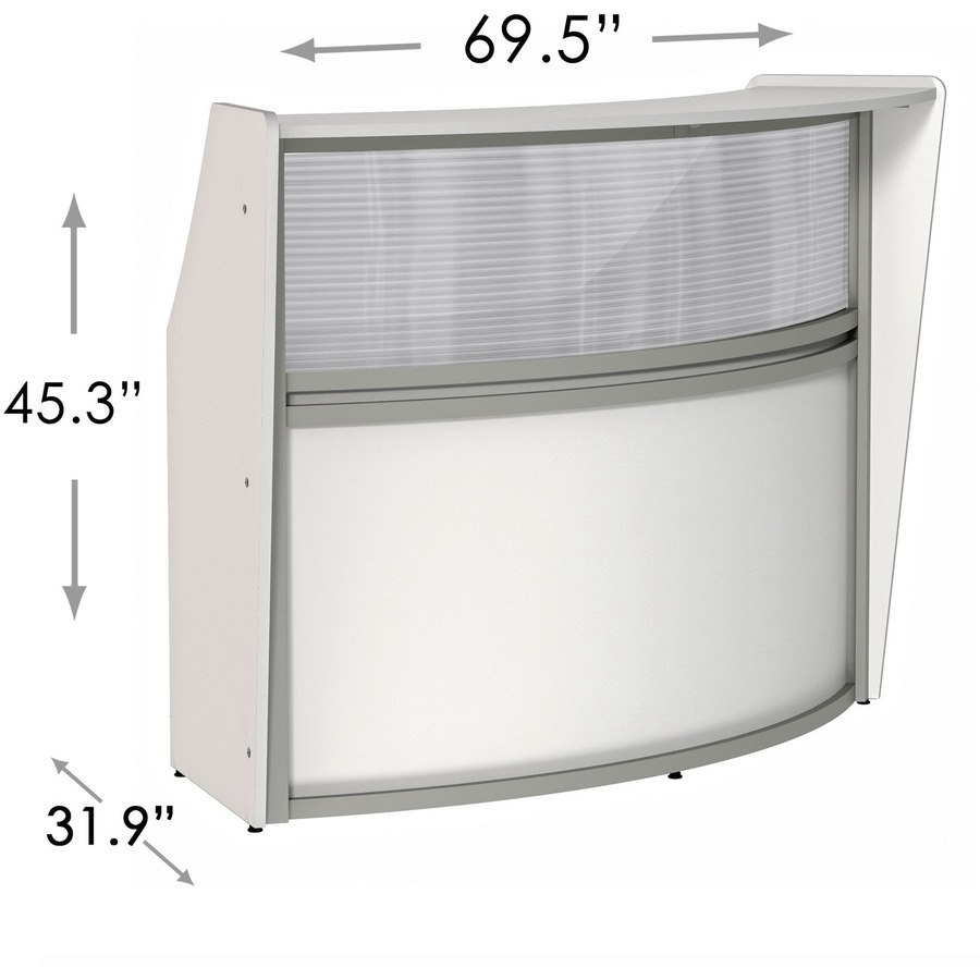 Linea Italia Curved Reception Desk