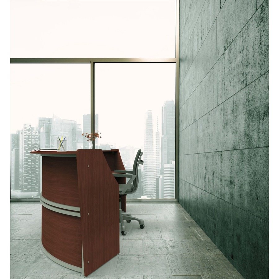 Linea Italia 2-Unit Curved Reception Desk