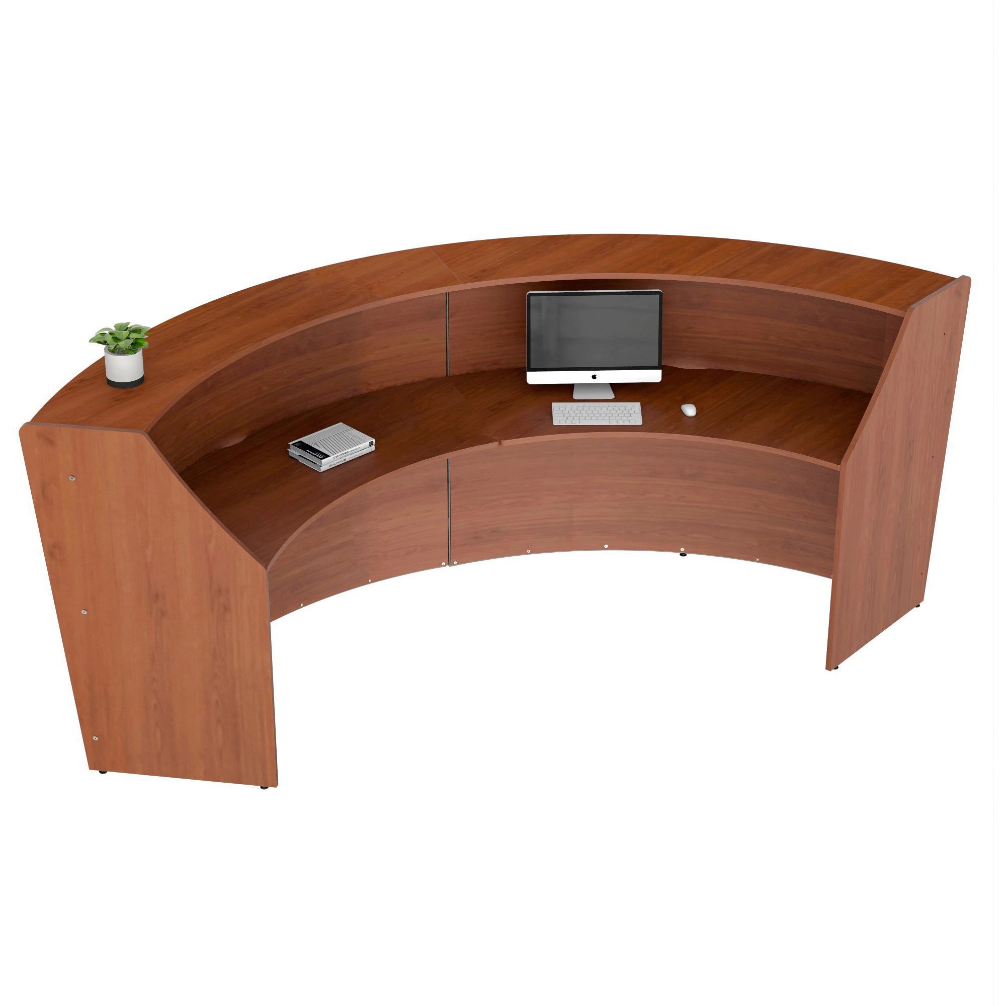 Linea Italia 2-Unit Curved Reception Desk