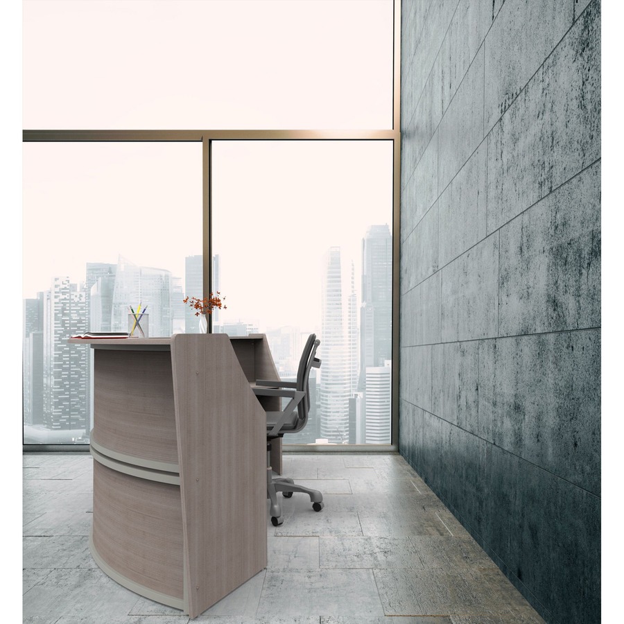 Linea Italia 2-Unit Curved Reception Desk