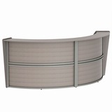 Linea Italia 2-Unit Curved Reception Desk
