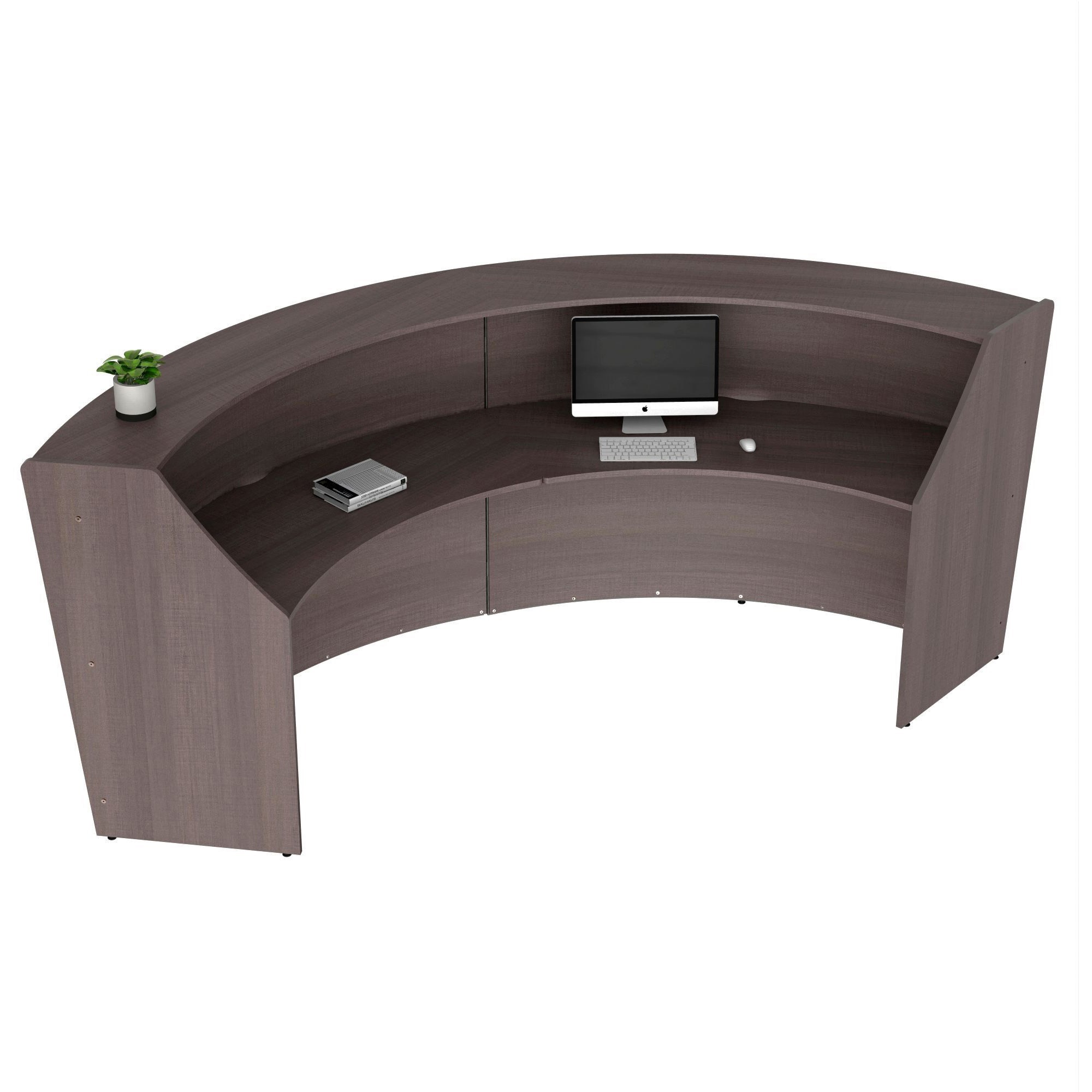 Linea Italia 2-Unit Curved Reception Desk