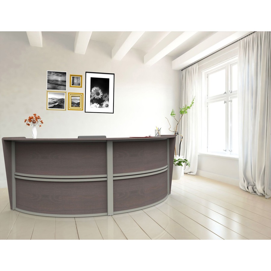 Linea Italia 2-Unit Curved Reception Desk