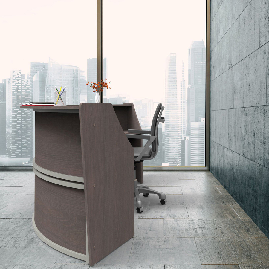 Linea Italia 2-Unit Curved Reception Desk