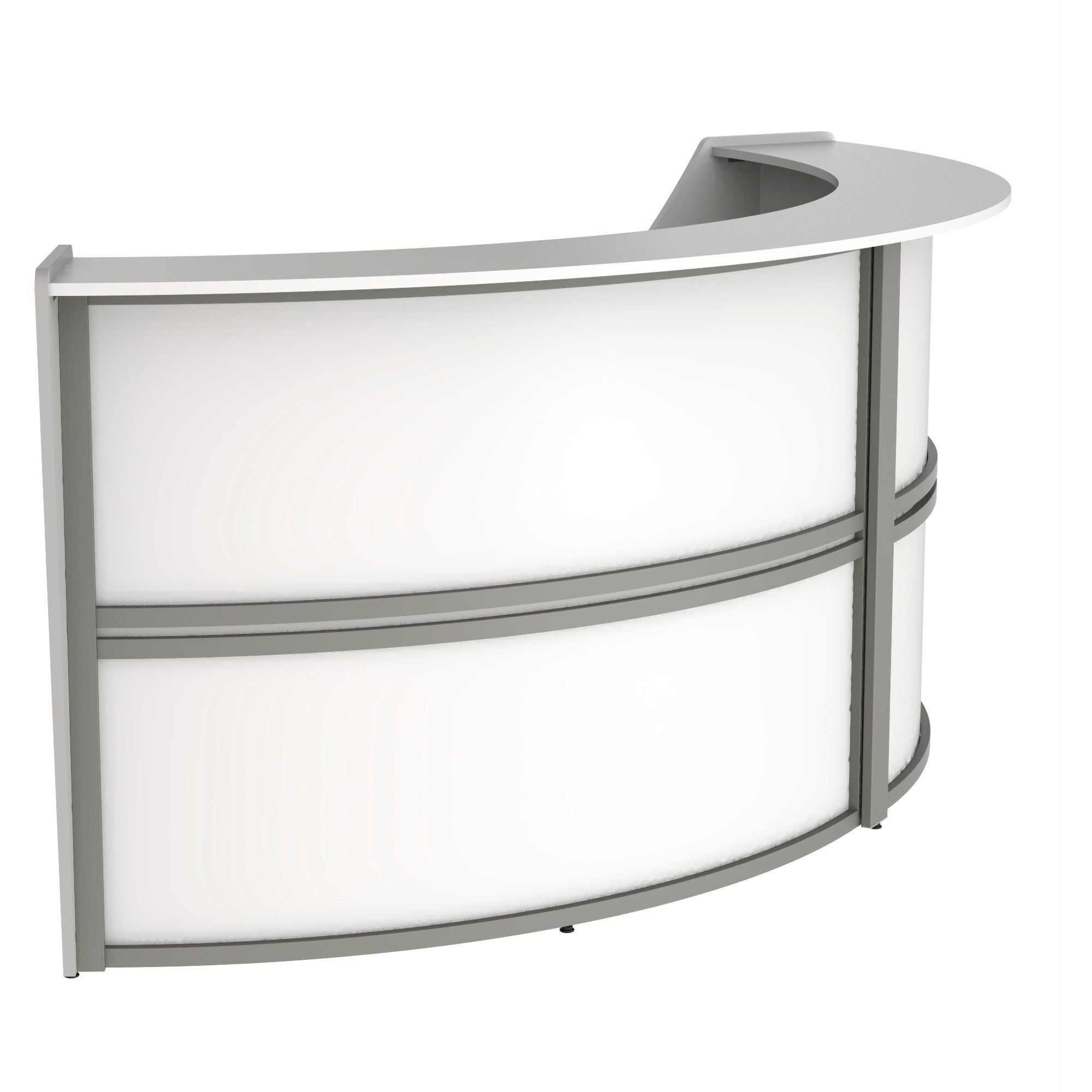 Linea Italia 2-Unit Curved Reception Desk
