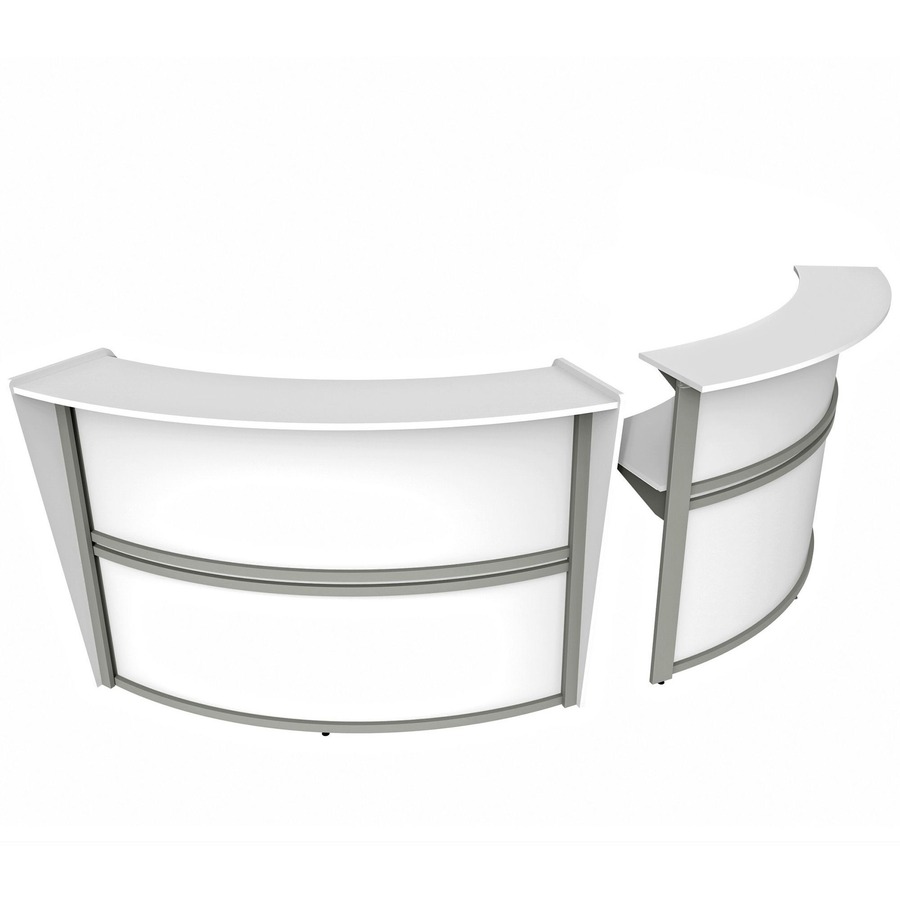 Linea Italia 2-Unit Curved Reception Desk
