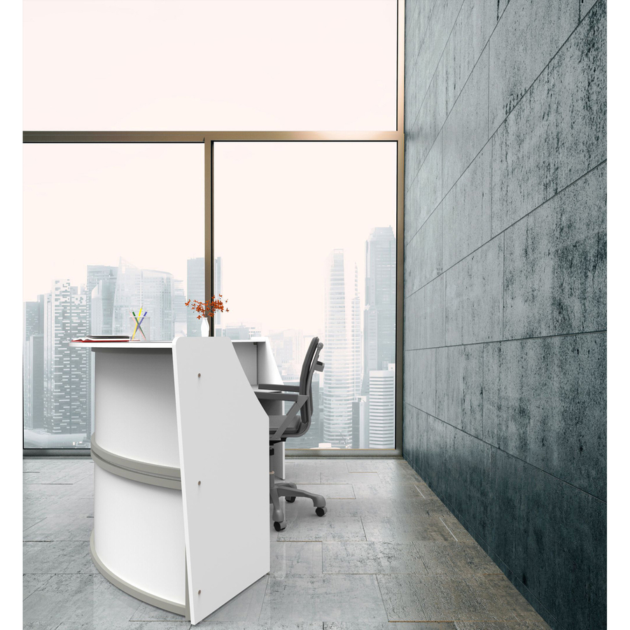 Linea Italia 2-Unit Curved Reception Desk