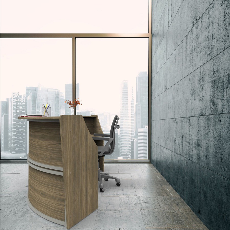 Linea Italia 2-Unit Curved Reception Desk