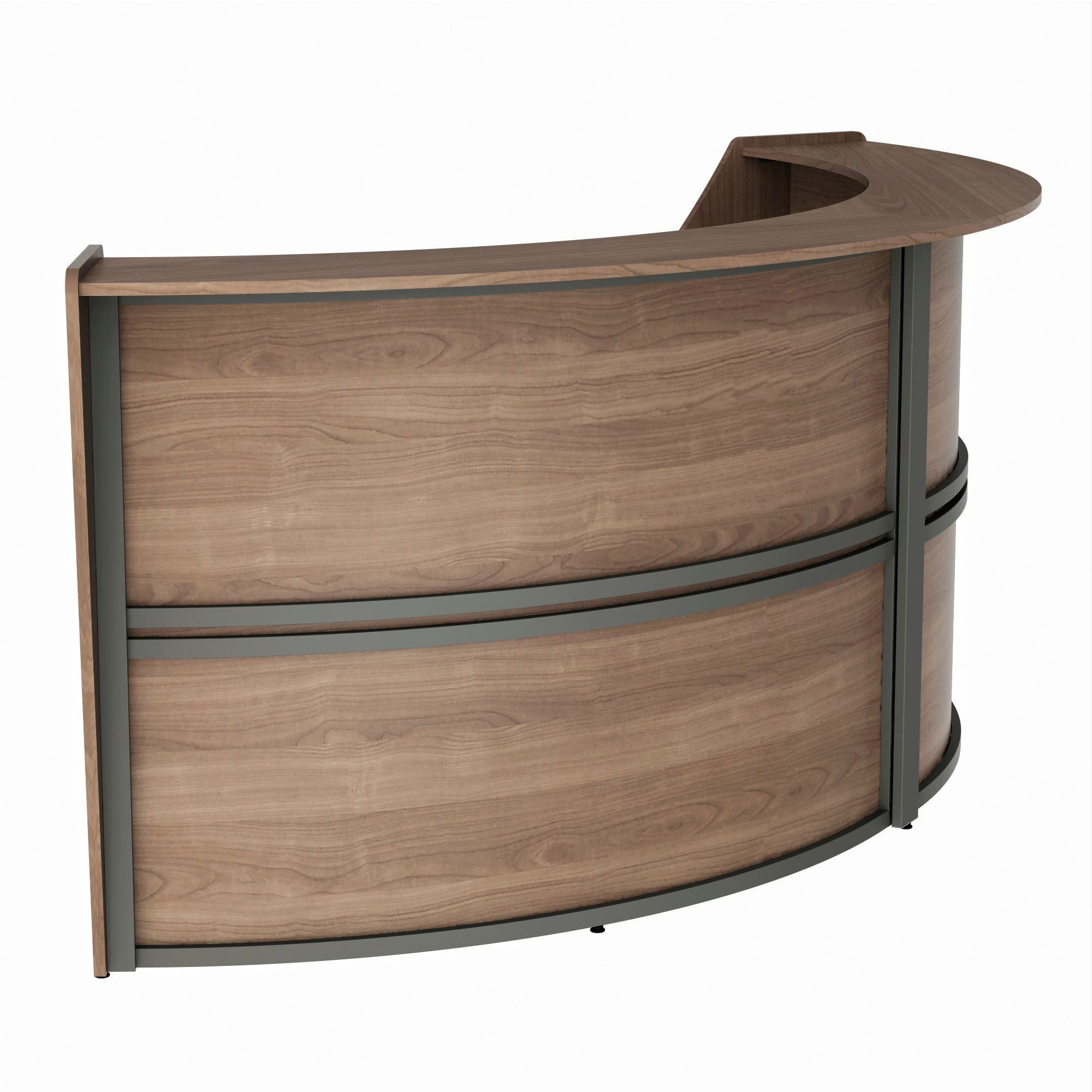Linea Italia 2-Unit Curved Reception Desk