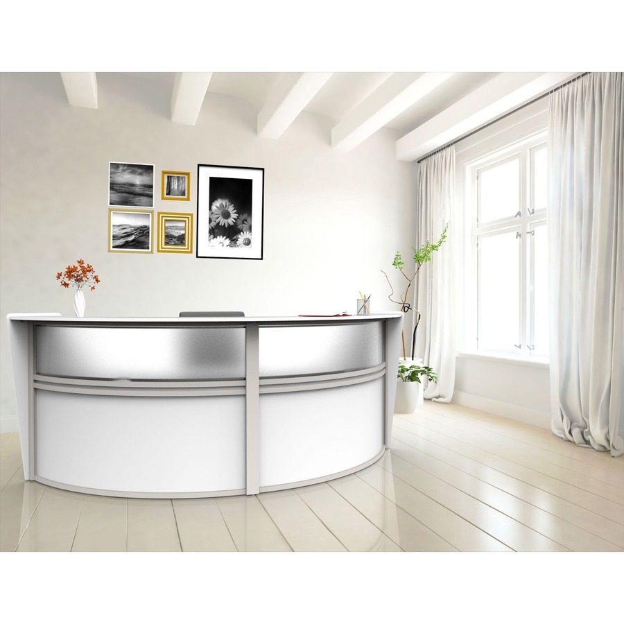 Linea Italia 2-Unit Curved Reception Desk