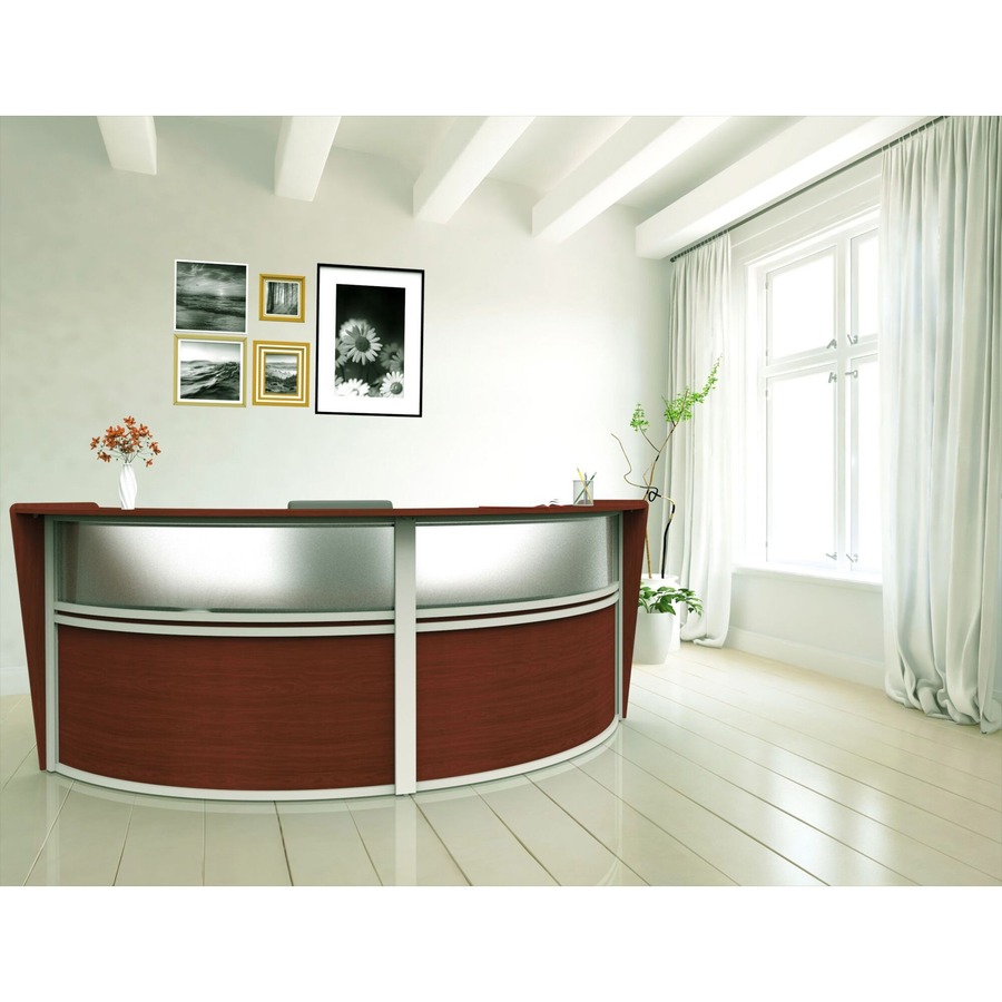 Linea Italia 2-Unit Curved Reception Desk