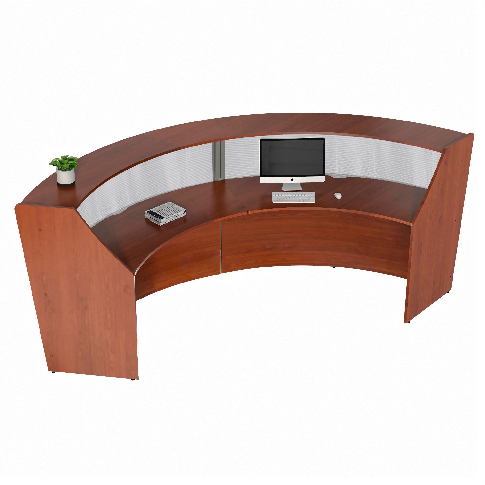 Linea Italia 2-Unit Curved Reception Desk