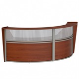 Linea Italia 2-Unit Curved Reception Desk