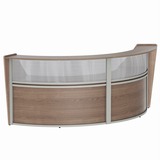 Linea Italia 2-Unit Curved Reception Desk