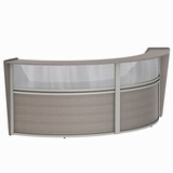 Linea Italia 2-Unit Curved Reception Desk