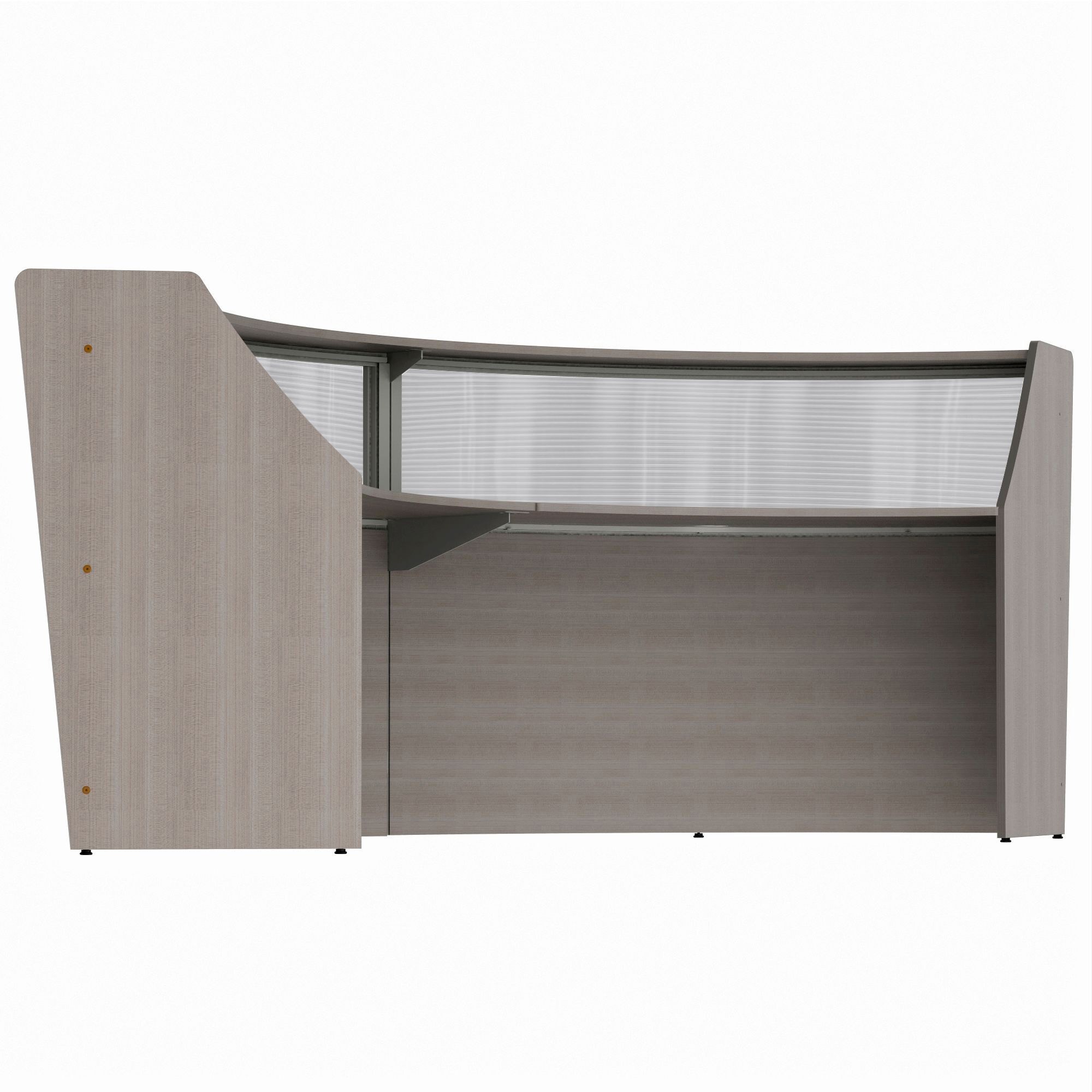 Linea Italia 2-Unit Curved Reception Desk