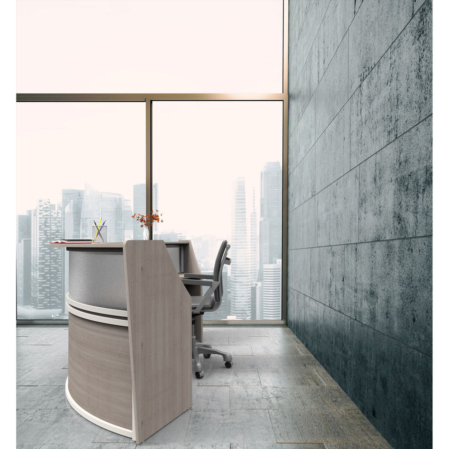 Linea Italia 2-Unit Curved Reception Desk