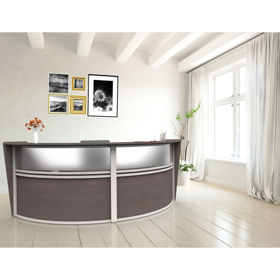 Linea Italia 2-Unit Curved Reception Desk
