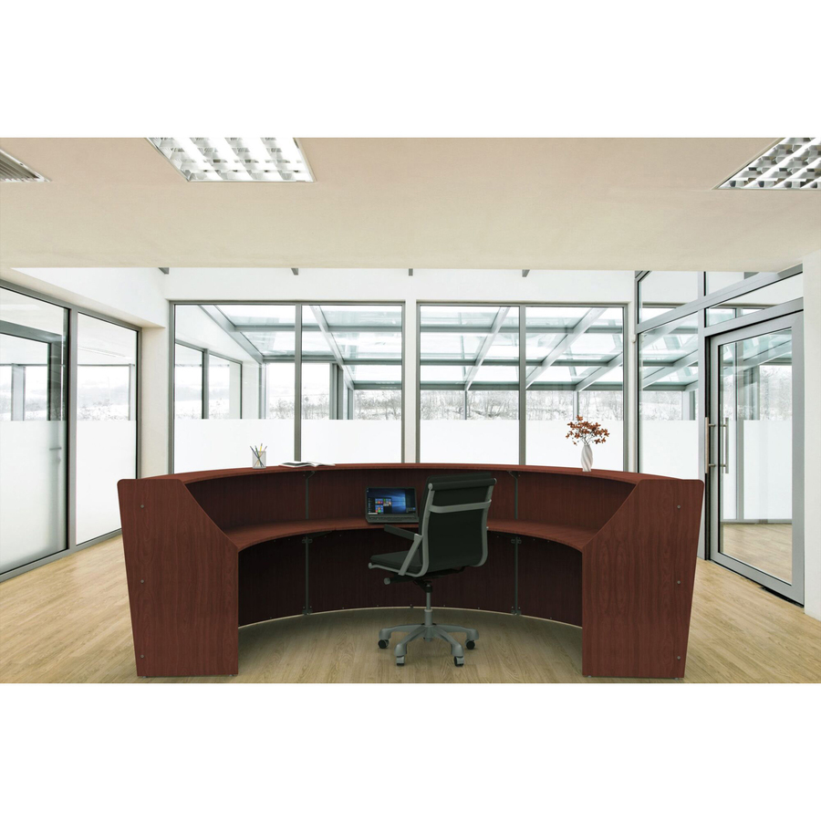 Linea Italia 3-Unit Curved Reception Desk