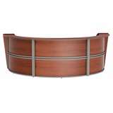 Linea Italia 3-Unit Curved Reception Desk