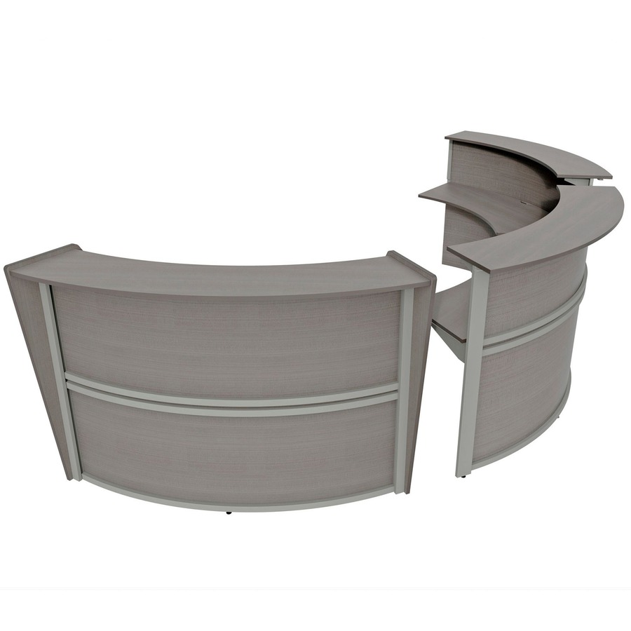 Linea Italia 3-Unit Curved Reception Desk