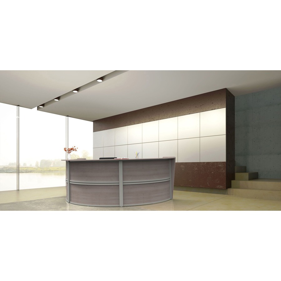 Linea Italia 3-Unit Curved Reception Desk