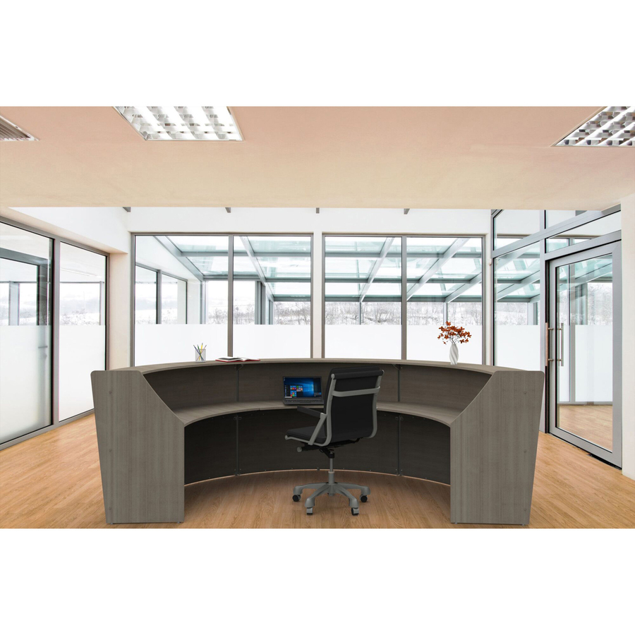 Linea Italia 3-Unit Curved Reception Desk