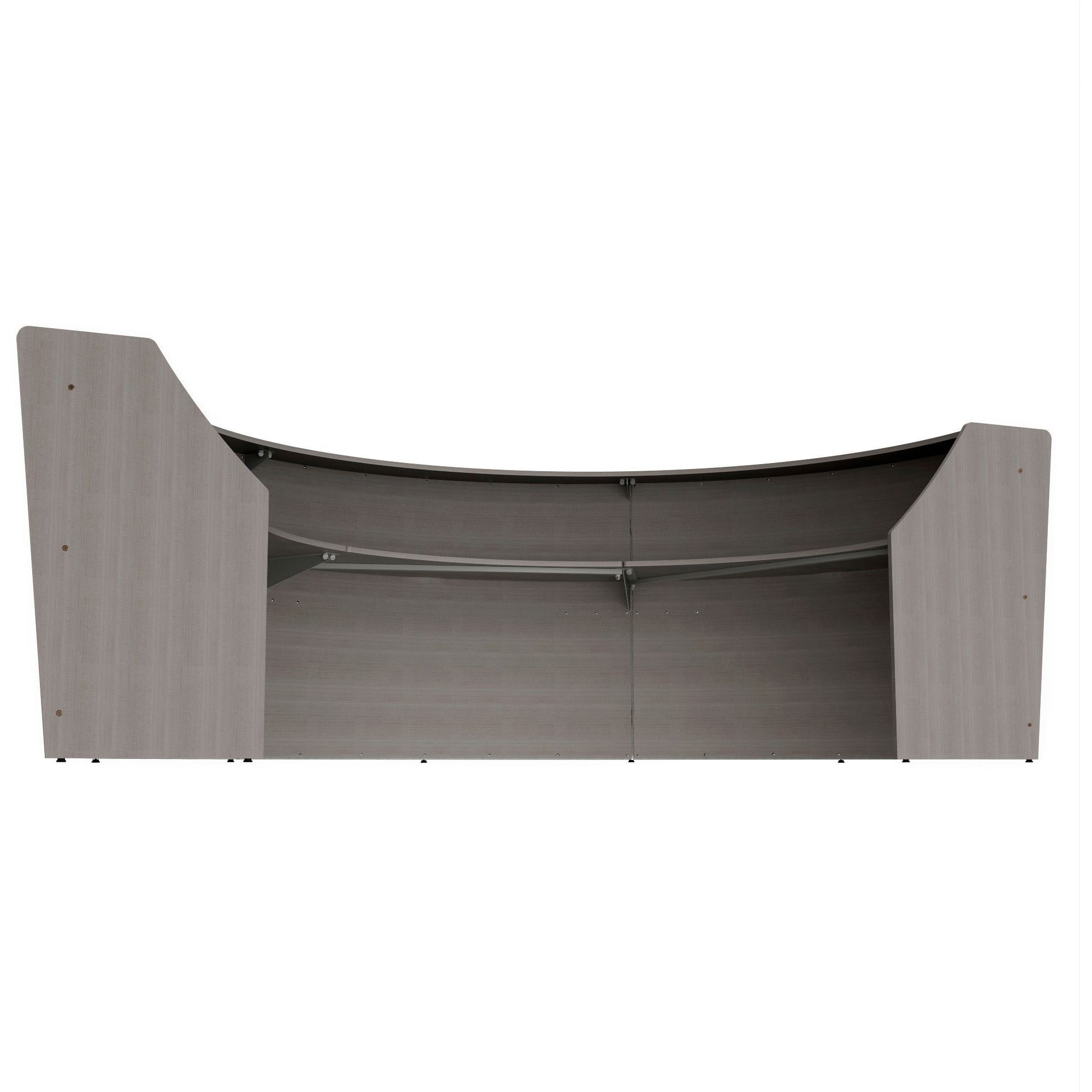 Linea Italia 3-Unit Curved Reception Desk
