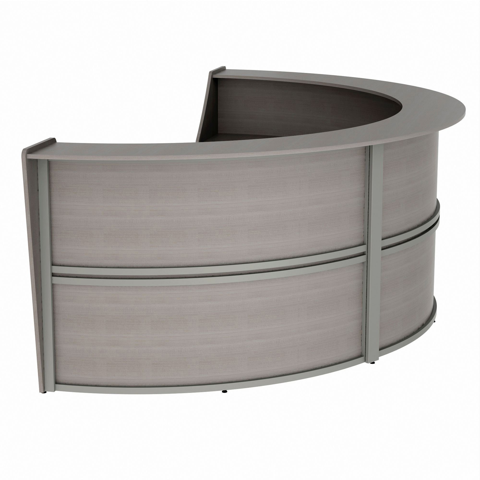 Linea Italia 3-Unit Curved Reception Desk