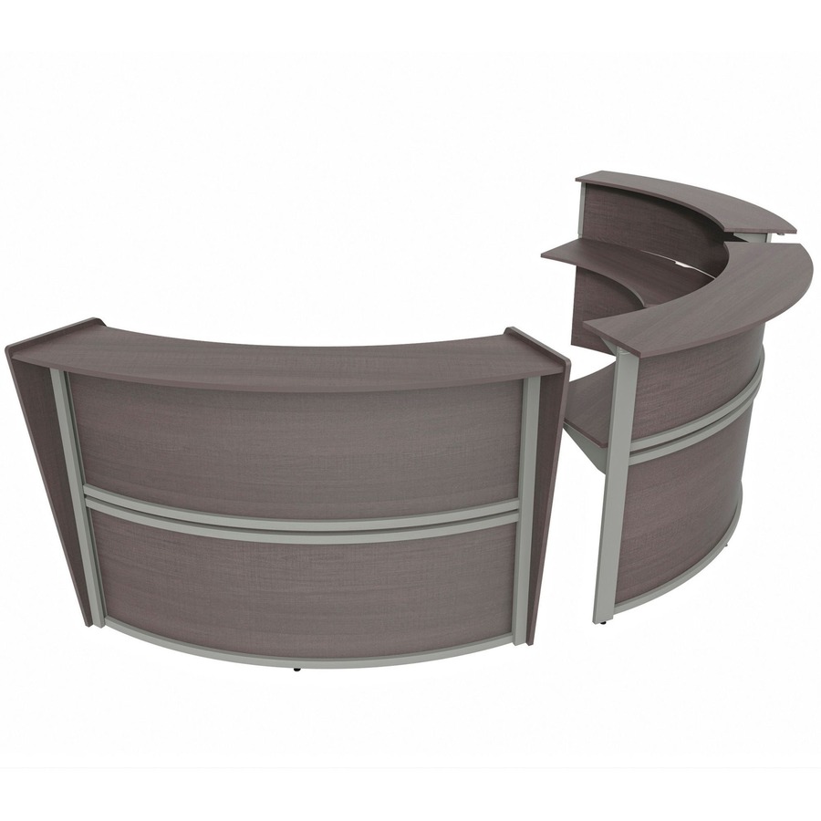 Linea Italia 3-Unit Curved Reception Desk
