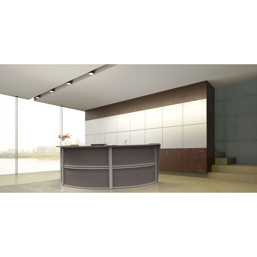 Linea Italia 3-Unit Curved Reception Desk