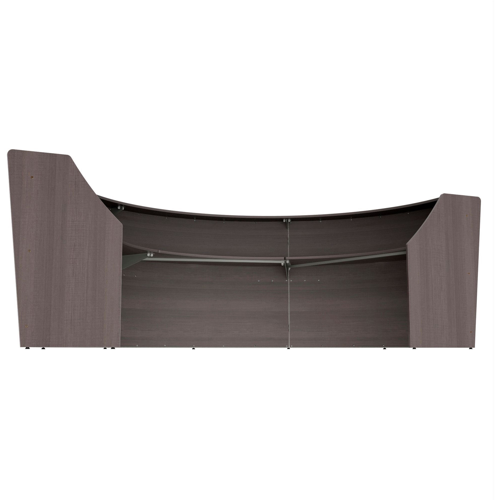 Linea Italia 3-Unit Curved Reception Desk