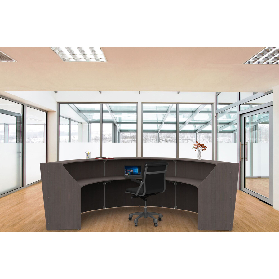 Linea Italia 3-Unit Curved Reception Desk